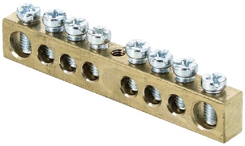 Шина EKF PROxima PEN "земля-ноль" 6х9мм 8/1 8 групп крепление по центру фото Шина EKF PROxima PEN "земля-ноль" 6х9мм 8/1 8 групп крепление по центру картинка